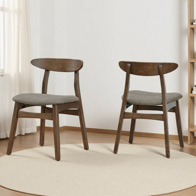 Chaise de salle à manger, hauteur 32 po, ensemble de 2, côté, rembourrée, cuisine