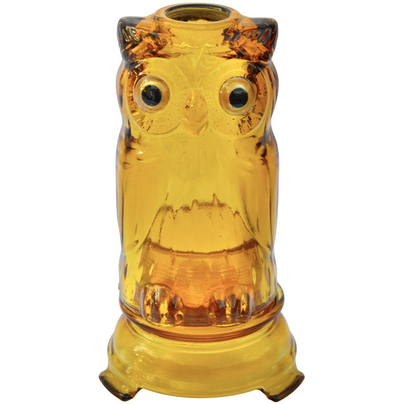 Porte-bougie chouette Mid-Century Mid-Century
