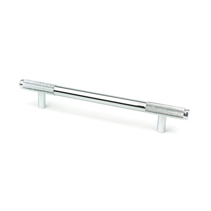 Polished Nickel Half Brompton Pull Handle - Large, 16 cm, Polished Chrome