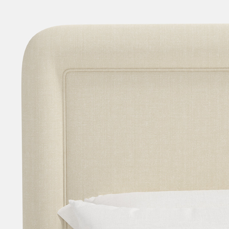 Stoffer Home x Cloth and Co. Marisa Bed, California King, Relaxed Linen Cream
