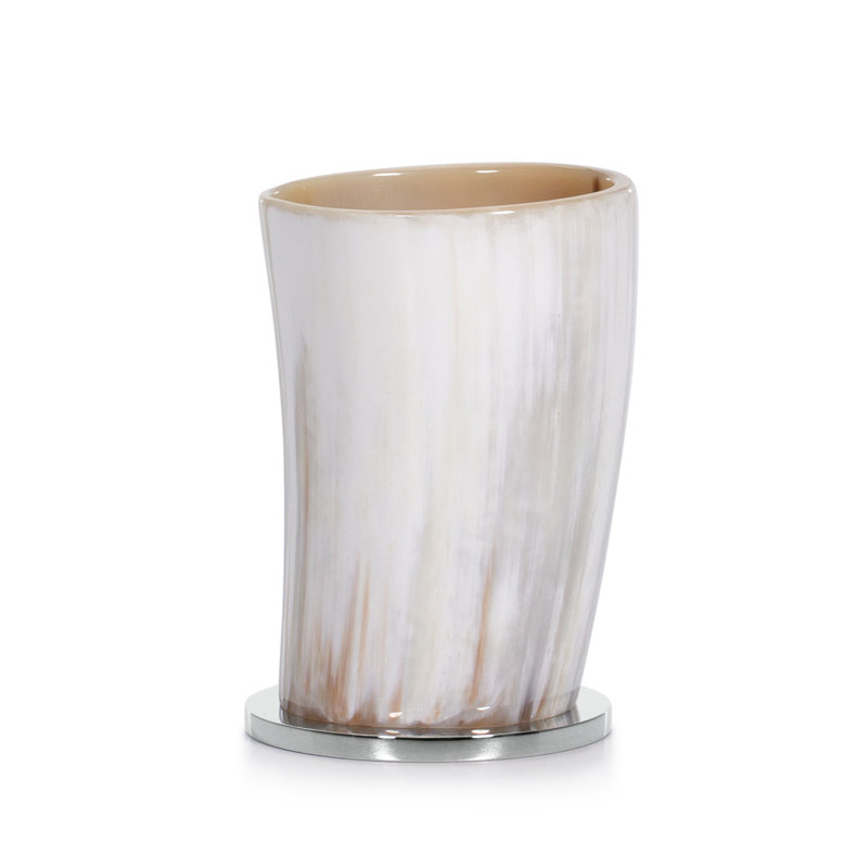 Porte-brosse Tusk Light - Nickel, Caramel