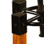Ordway Solid Wood Bar Stool with Steel Frame