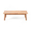 Ensemble de causeuse et de table basse Brooklyn pour salon - Canapé 1 place en bois de teck au design moderne