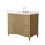 Palmilla 48" Freestanding Single Bathroom Vanity with Quartz Top-517052548-527870603-517052571