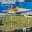 Table de camping pliable et portable avec pieds ajustables, table pliante en aluminium, table enroulable avec sac de transport pour l'extérieur, la plage, les pique-niques, le jardin, les barbecues et les fêtes, argentée, grande-136263819