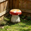 Tabouret de jardin en résine en forme de champignon-1753957851