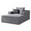 Méridienne convertible d'intérieur - surdimensionné en velours côtelé avec accoudoirs larges et coussins décoratifs, canapé-lit douillet et désossé, pour le salon, la chambre à coucher, aucun assemblage requis-81747112