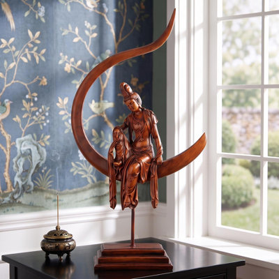 Chinese Goddess of Compassion and Mercy Guan Yin Figurine