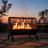  Northland Grill 36" Rectangular Wood-Burning Black Finish Steel Outdoor Fire Pit