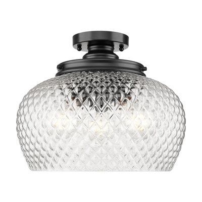 3 - Light Semi-Flush Mount