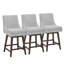 Tabouret de bar pivotant Zahara Neri-107095826