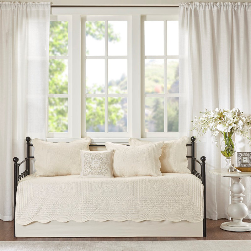 Plush Soft Double Seat Sofa Bed With Removable, Cream