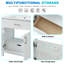 Meuble-lavabo simple 30 po avec comptoir en céramique Camare-1745739166