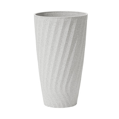 Boynton 24" H Round Pot Planter with Shelf Insert