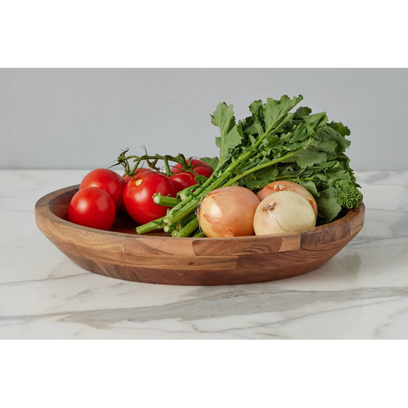 Couscous Wood Serve Bowl, Natural