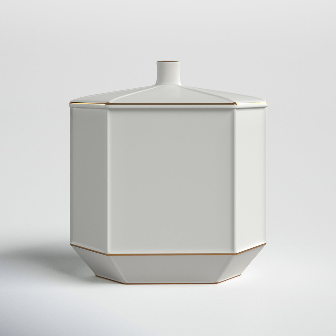 Iola Porcelain China Bathroom Storage Container Joss & Main