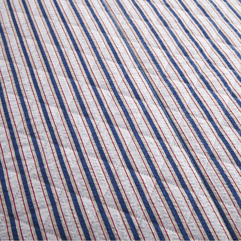 Ensemble de courtepointe réversible Jiaxin, Courtepointe double / grand et 2 taies décorative