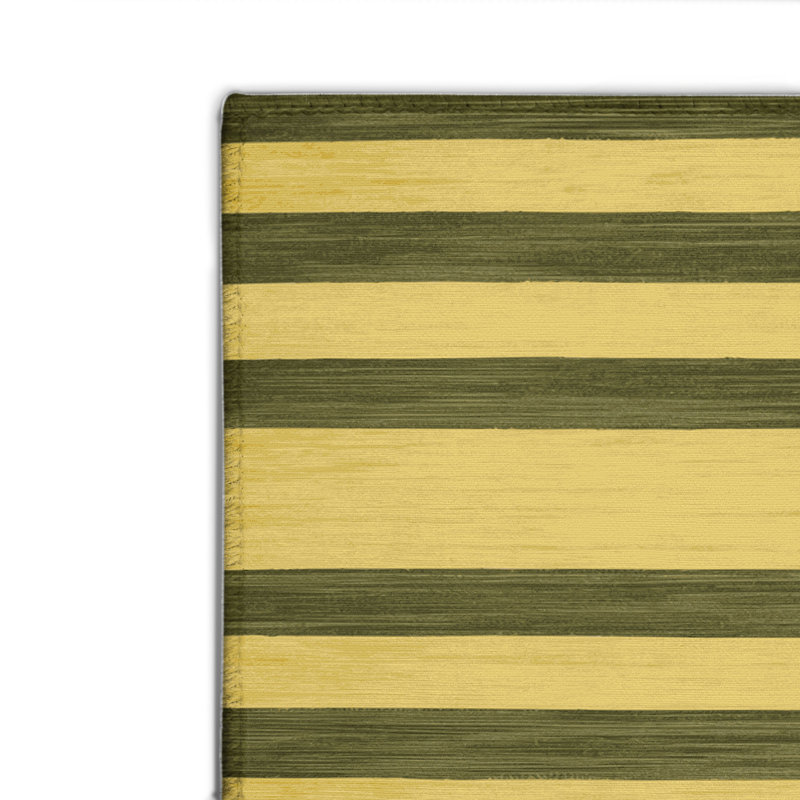 Tapis intérieur / extérieur brun HorizontalStripes, Rectangle 4pi x 6 pi
