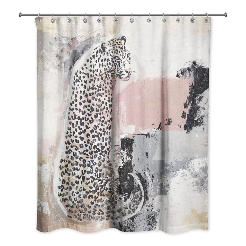 Rideau de douche Jungle Cat Abstract II