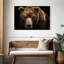 Ours brun extrême-oriental sur toile-615661281