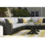 Canapé modulaire d'extérieur 4 pièces Beachcroft