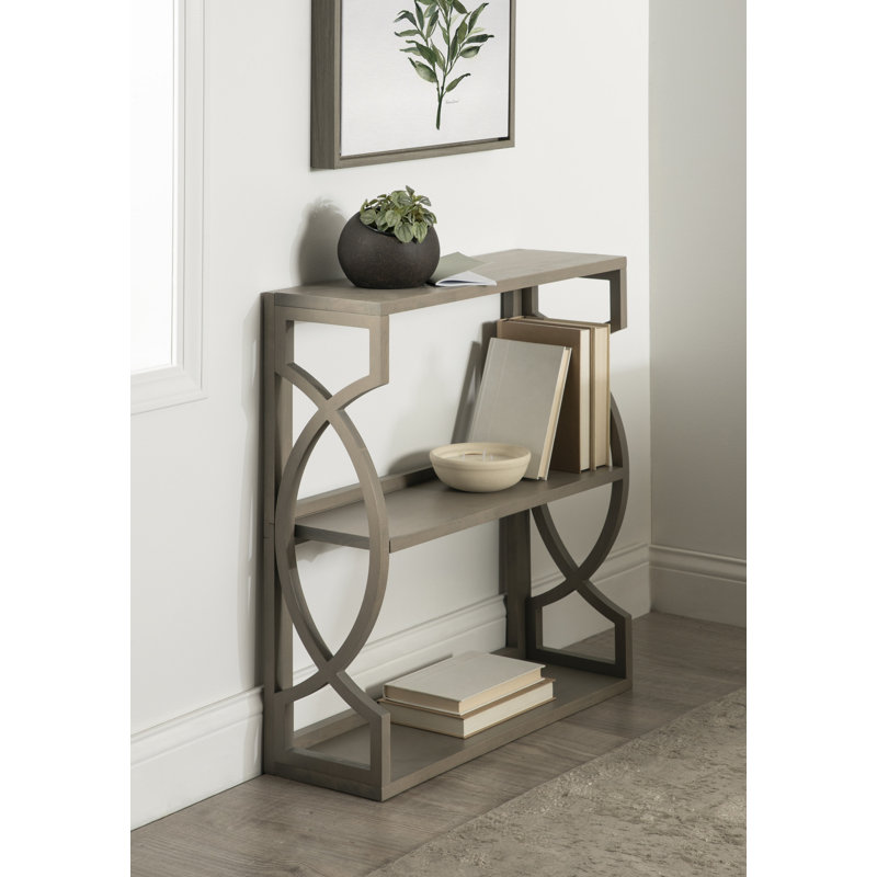 Une tablette murale en bois 25 po x 8 po Raines Allium Way® - gris