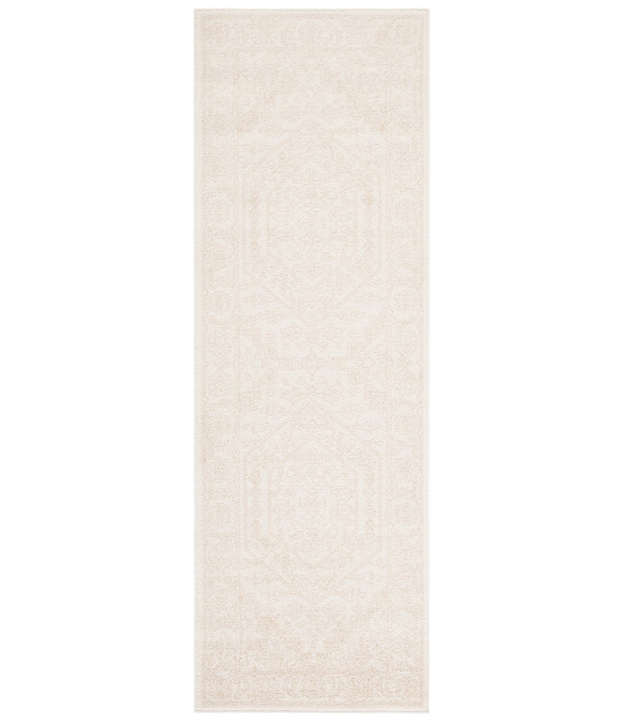 Wadlington Oriental Ivory/Beige Area Rug, Runner 2'6" x 8'