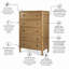 Commode 5 tiroirs Chatham - Finition érable chaud