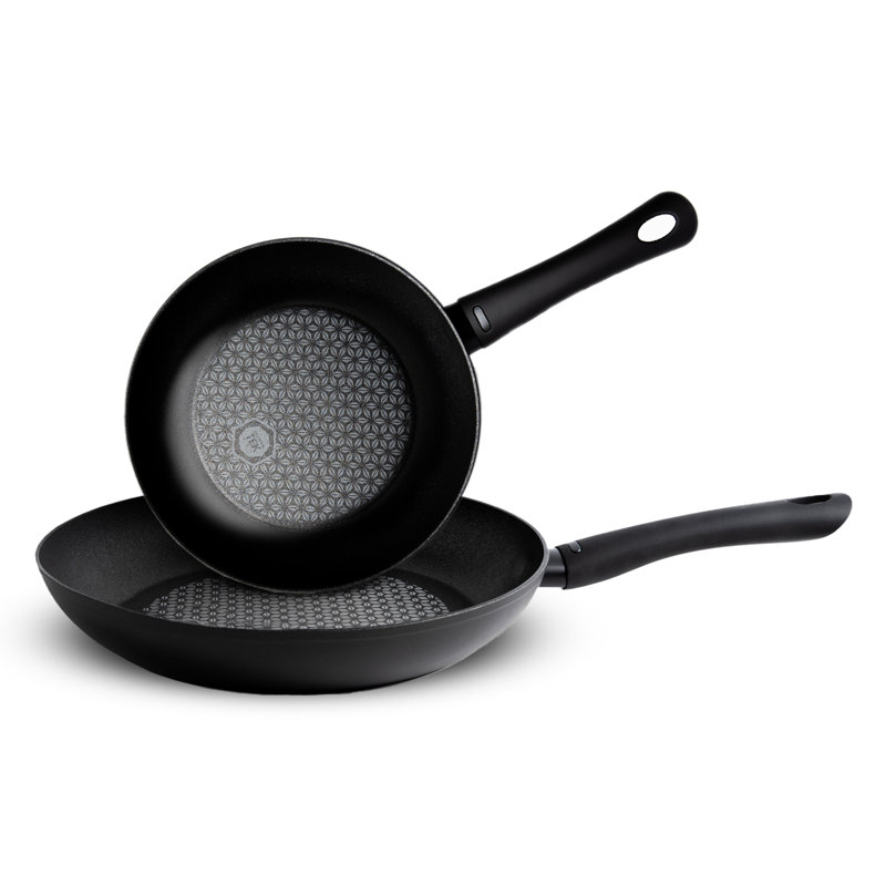 Batterie de cuisine antiadhésive en aluminium 2 pièces Diamante