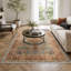 Oriental Cotton and Chenille Flatweave Area Rug-1194148256