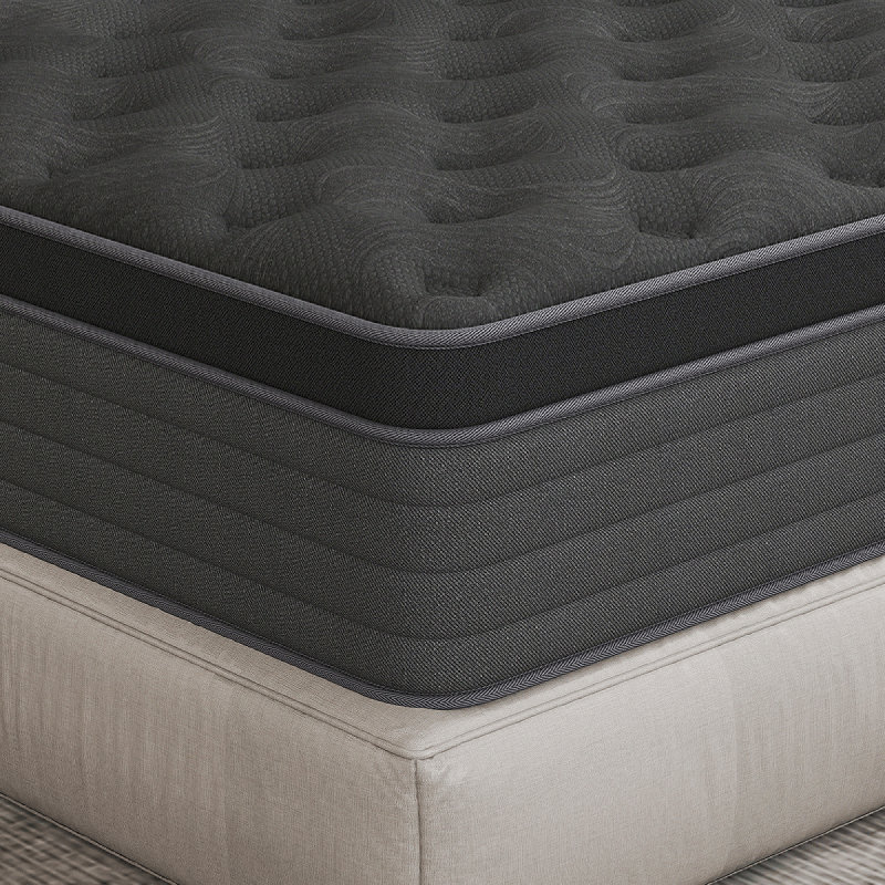 12" Twin Mattress Memory Foam Medium Firm Hybrid Mattress in a box With Certipur-us, Pocket Spring, Twin, 12"