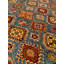 Tapis en laine et coton rouge noué à la main Original