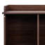 Bibliothèque à 10 tablettes dans une magnifique teinte noyer - Présentez et rangez vos livres, photos et objets de collection.