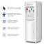 Gymax White Free Standing Top Loading Water Dispenser