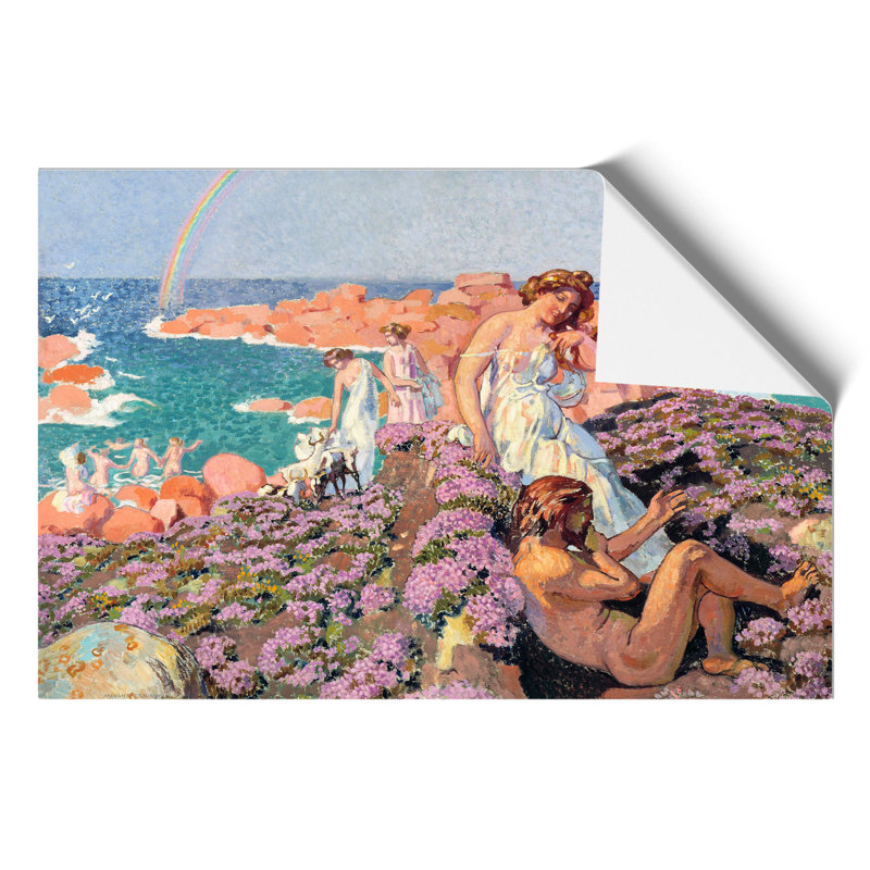 Ulysses With Calypso by Maurice Denis - No Frame Painting, 42cm H x 59cm W x 0.1cm D