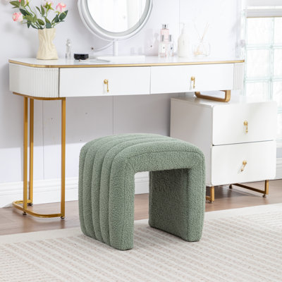 Tufted Upholstered Standard Ottoman