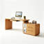 Bureau en L moderne et minimaliste rétractable en forme de L-1121067210-1121067207