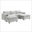 Canapé modulaire 86,5 po Chenille-1465750303