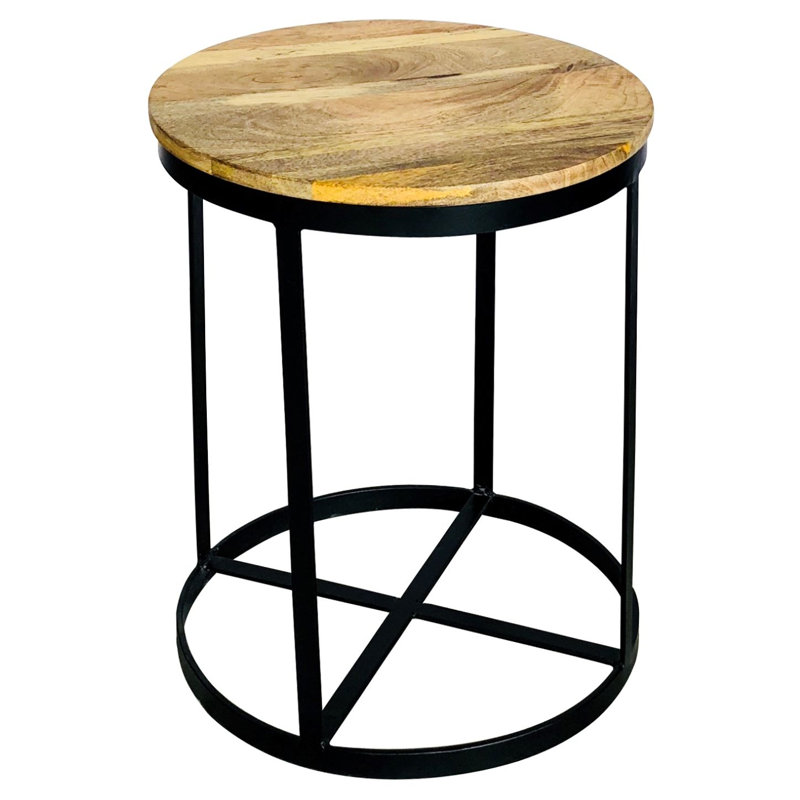 Camila Solid Wood End Table