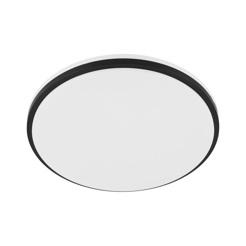 Margidore Steel LED CCT IP54 Wall & Ceiling Light, White/Black