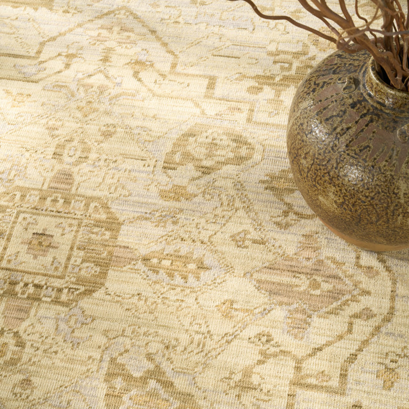  Tapis beige antique Antique Bloom 10 pi x 13 pi, Beige, Rectangle 10 pi x 13 pi