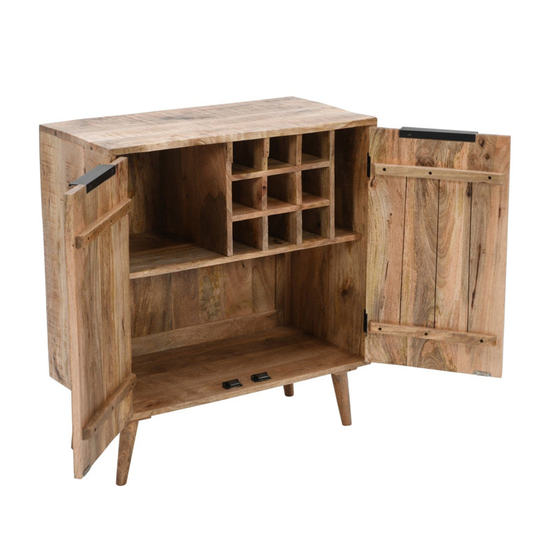 Henryson 40cm Solid Wood Bar Cabinet