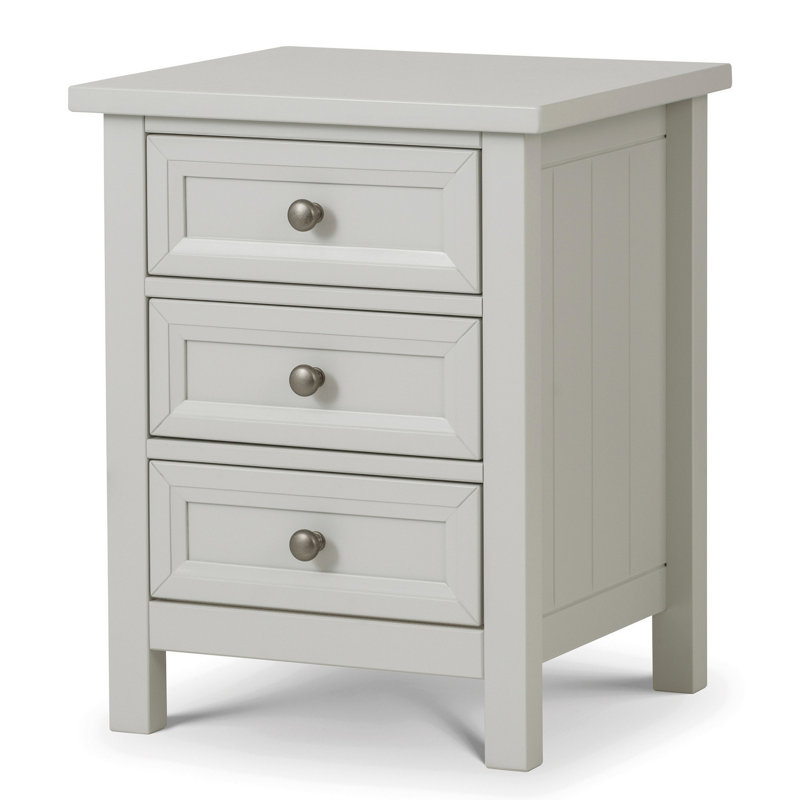 Jarin 48cm W Bedside Table, Grey