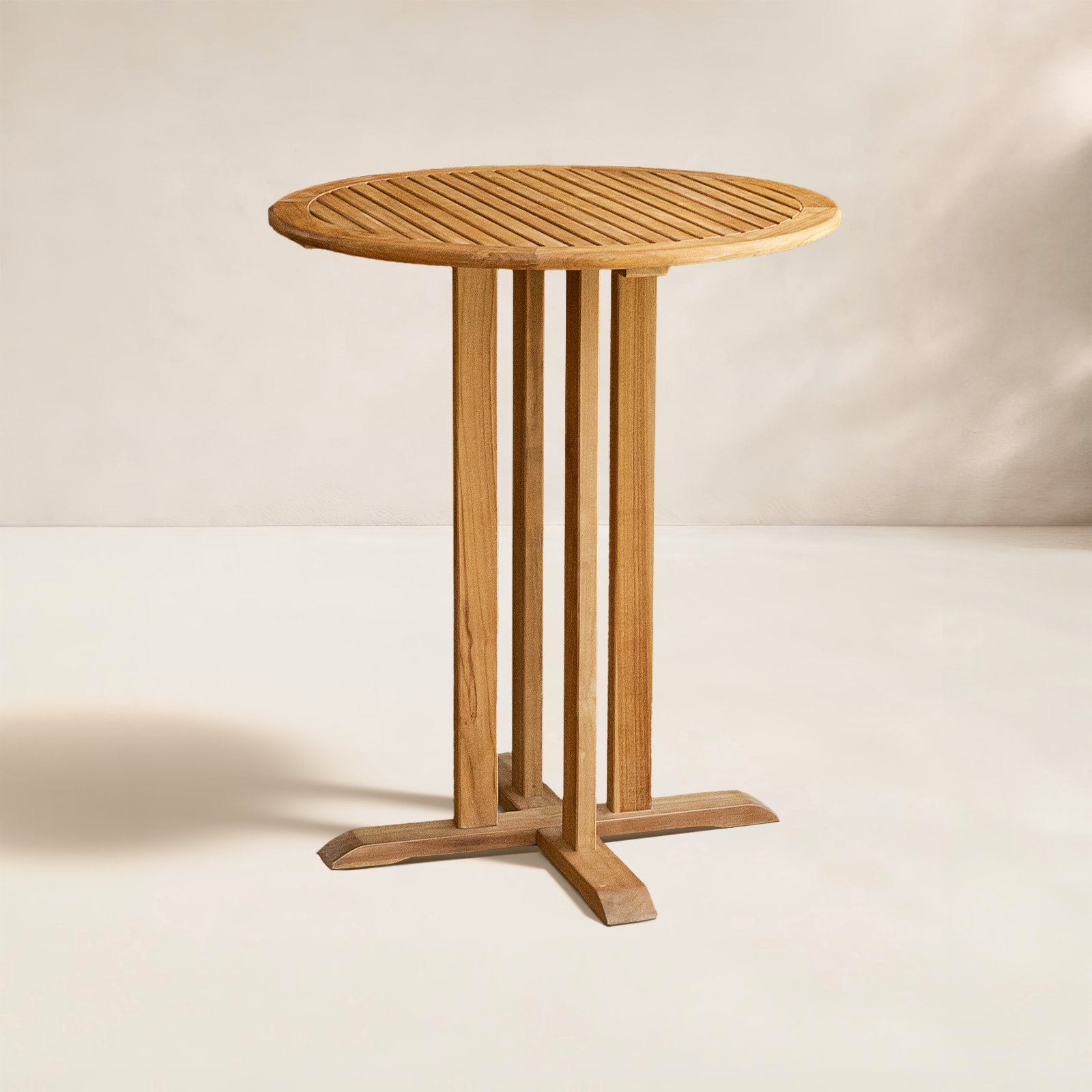 Broerine 36" Teak Patio Bistro Table