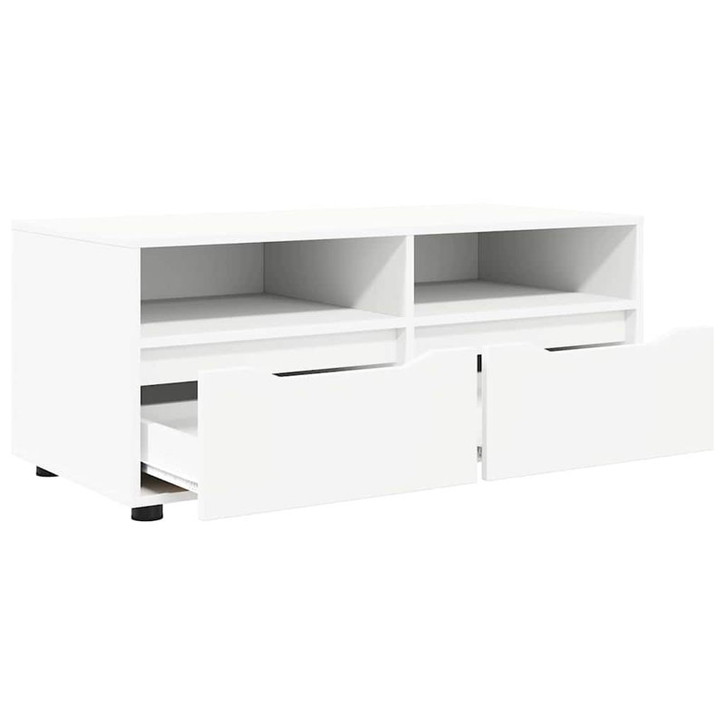 Unfinished TV Stand for TVs up to 43", White