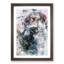 Graceful Elephant Portrait in Abstract - Picture Frame Painting Print-55735248-55735246