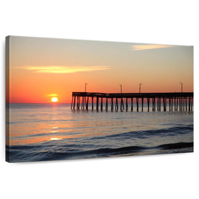 Nicci Virginia Pier At Sunset