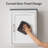 Latitude Run® Bathroom Wall Mount Storage Cabinet Single Door with Adjustable Shelf White and Gray