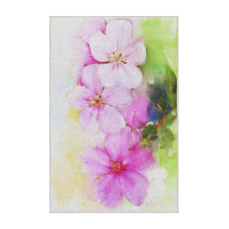 Tapis rose Paint, Rectangle 2 pi x 3 pi