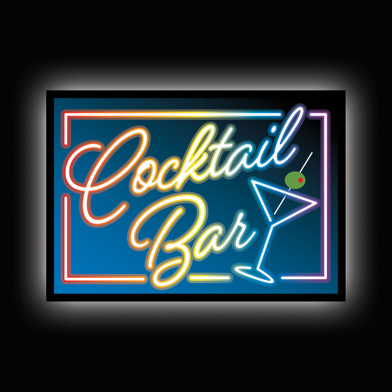Décoration murale cocktail
